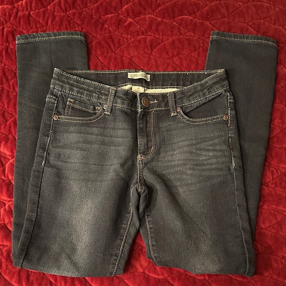 Mudd Girls Dark Blue Jeans Size 14